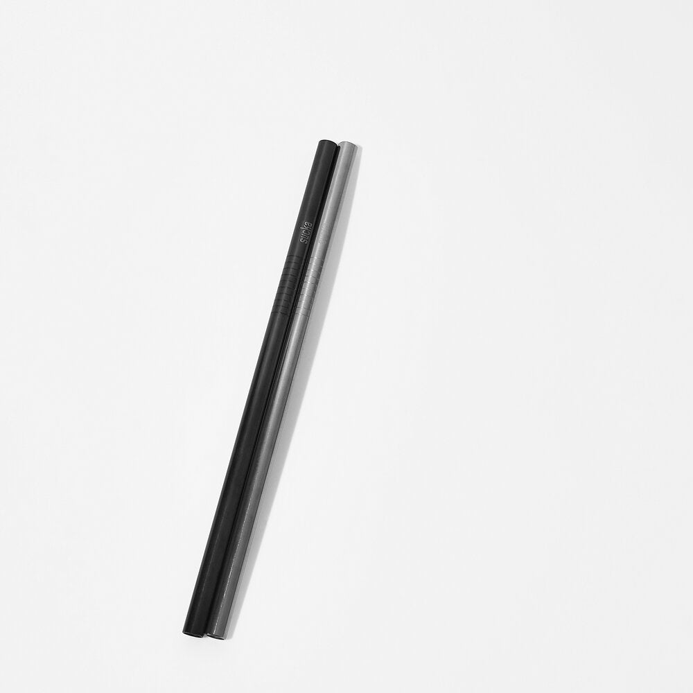 SUCKA Reusable Metal Straw Black